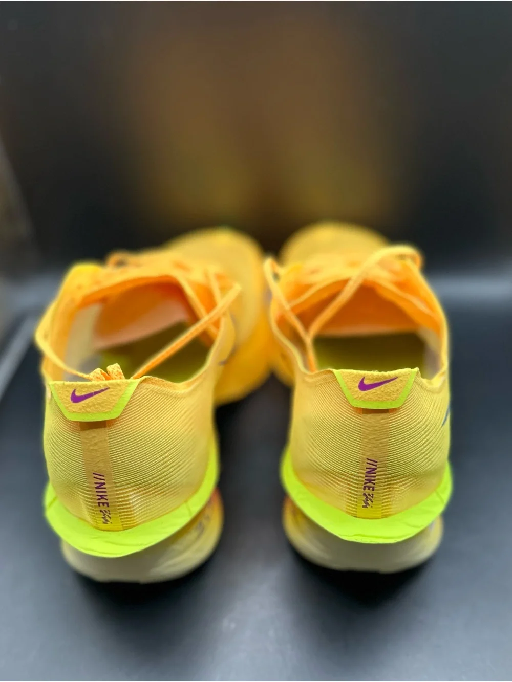 Nike ZoomX Vaporfly Next% 4 Citron Pulse Men’s Size 10 (NEW) HF6414 800 No Lid